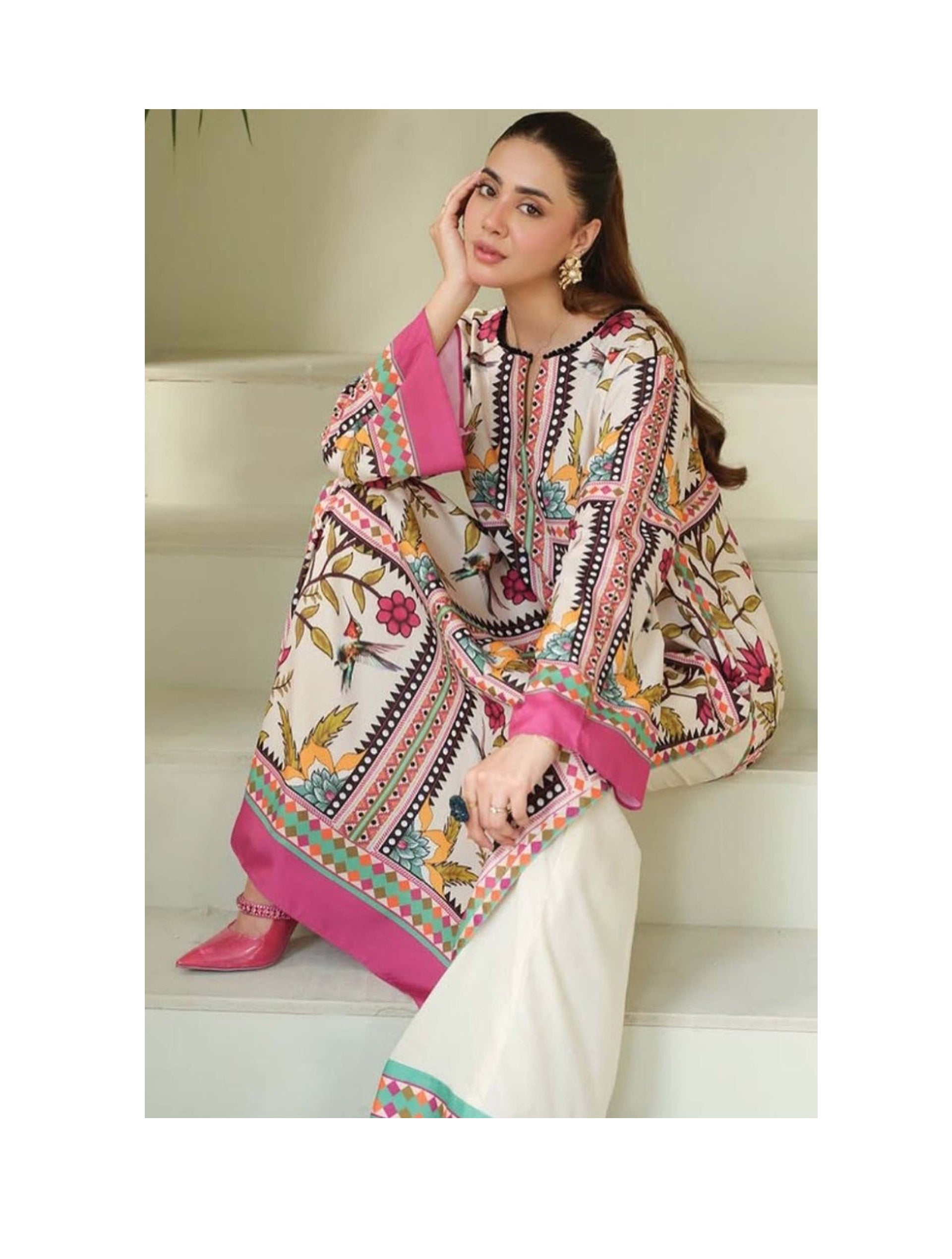 Long Shirt With Trouser 2pc