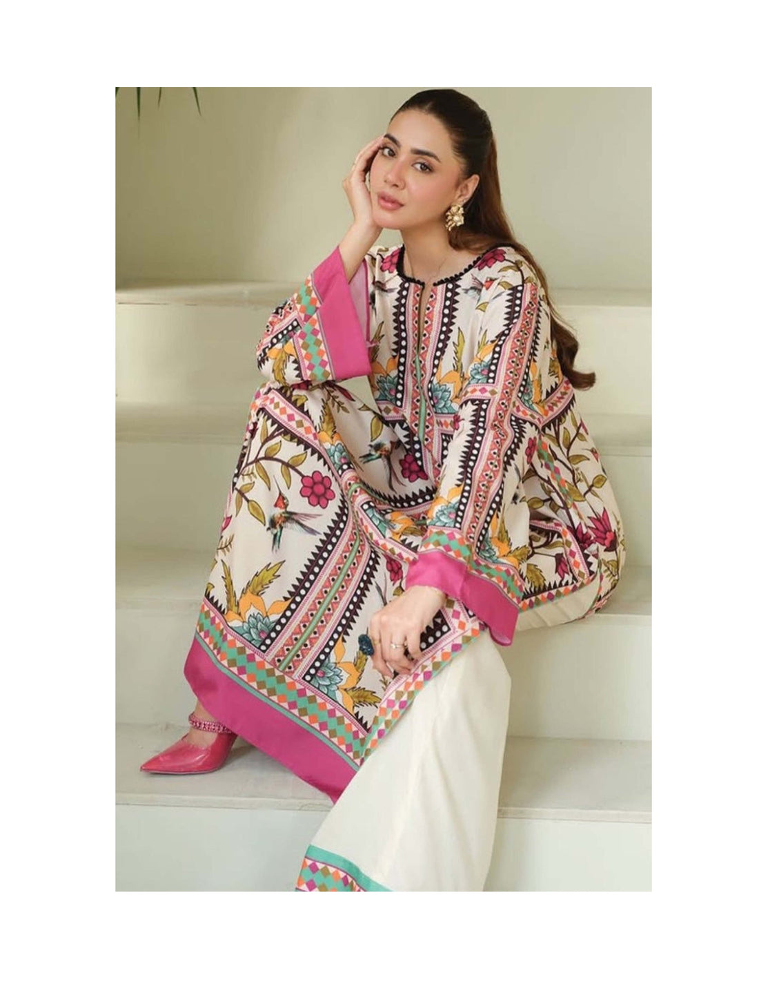 Long Shirt With Trouser 2pc